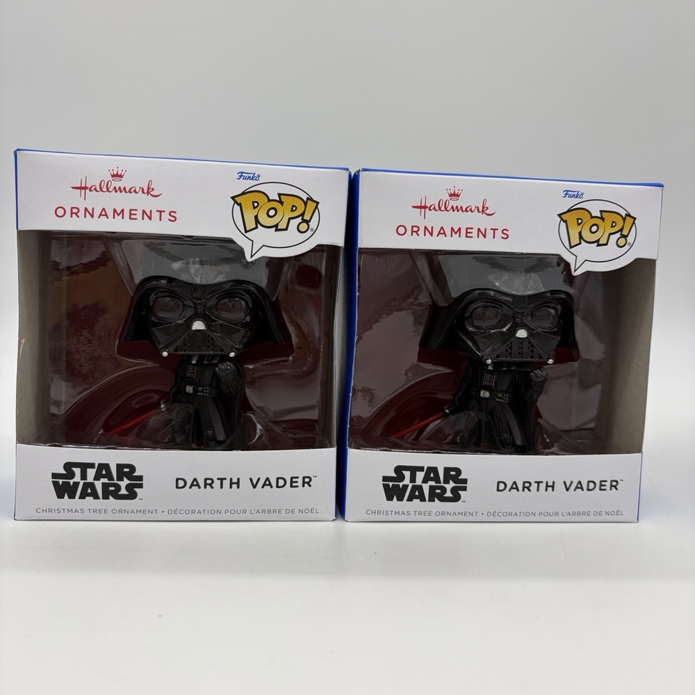 NEW Hallmark Star Wars Darth Vader Funko POP! Christmas Ornament 2024 NIB Lot 2